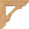 Ekena Millwork Imperial Slat Smooth Bracket w/ Offset Brace, Western Red Cedar, 7 1/2"W x 28"D x 28"H BKT0806X28X28IMP06SWR - alternate 2